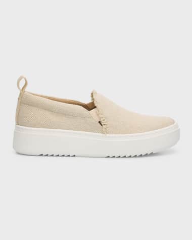 Eileen Fisher Pall Canvas Slip-On Sneakers