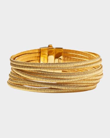 Marco Bicego Cairo 18K Gold 13-Strand Bracelet, 7.5"L