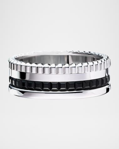 Boucheron Small Quatre Black Edition Band, Size 5.5