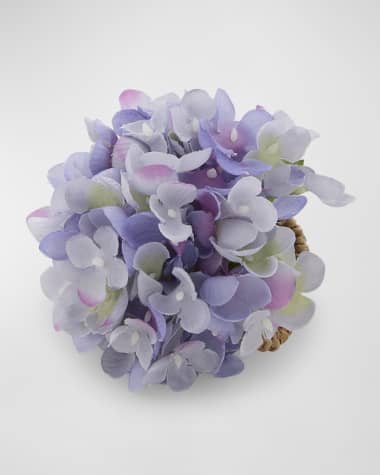 Deborah Rhodes Hydrangea Blossom Napkin Ring