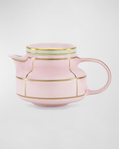 GINORI 1735 Diva Teapot with Cover, Rosa