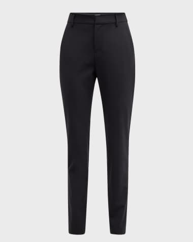 Brunello Cucinelli Trop Lux Slim-Leg Slit Pants