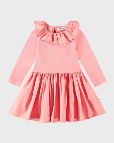 Molo Girl's Crystala Ruffle Dress, Size 6M-2