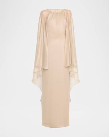 TOM FORD Wet Look Flowy Caftan Gown