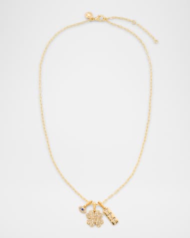 BaubleBar Cluster Charm Necklace