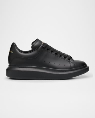 McQueen Men's Larry Leather Oversized Low-Top Sneakers