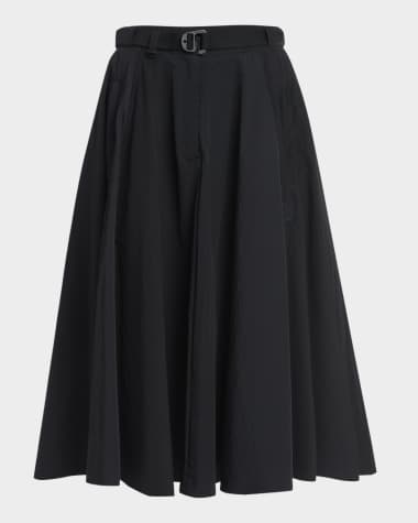 Moncler Nylon Midi Skirt