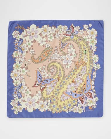 Etro Turandot Paisley Silk Scarf