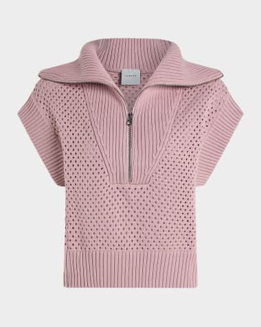 Varley Mila Half-Zip Knit Vest