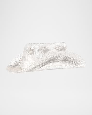 Judith Leiber Couture Crystal Cowboy Hat Clutch Bag
