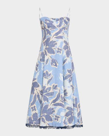 SIMKHAI Analise Bustier Midi Dress