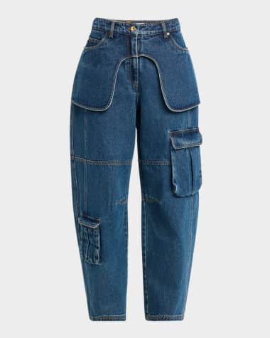 Acler Mountfield Barrel-Leg Utility Jeans