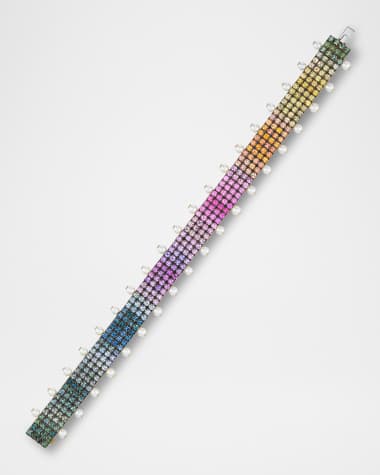 Emily P. Wheeler Sapphire Rainbow Mesh Bracelet