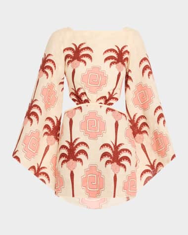 Johanna Ortiz Wave After Wave Mini Dress