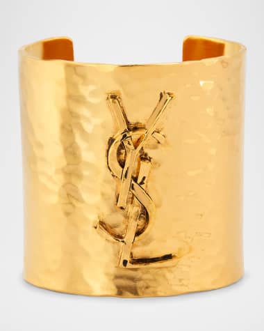 Saint Laurent Logo Cuff Bracelet