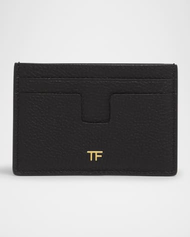 TOM FORD TF Card Holder in Grained Leather