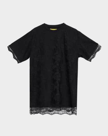 Marques'Almeida Relaxed-Fit Lace T-Shirt