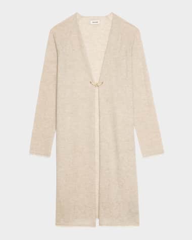 Zadig & Voltaire Daffy Pointelle Stars Cashmere Cardigan