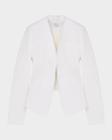 McQueen Wool Canvas Single-Breasted Blazer