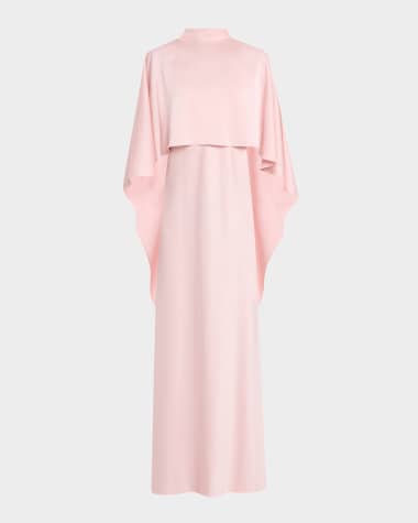 Ungaro Avishag Draped Mock-Neck Gown