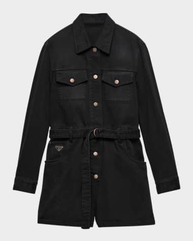 Prada Short Denim Jumpsuit