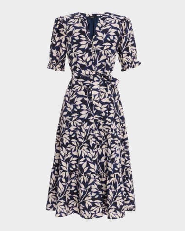 Rails Eliana Tiered Midi Shirtdress