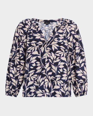 Rails Vasia Button-Front Blouse