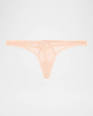Kiki De Montparnasse Dahlia Scalloped Lace Thong