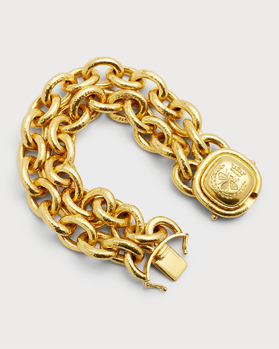 Gold Letter Bracelet – Queen Bee Collective