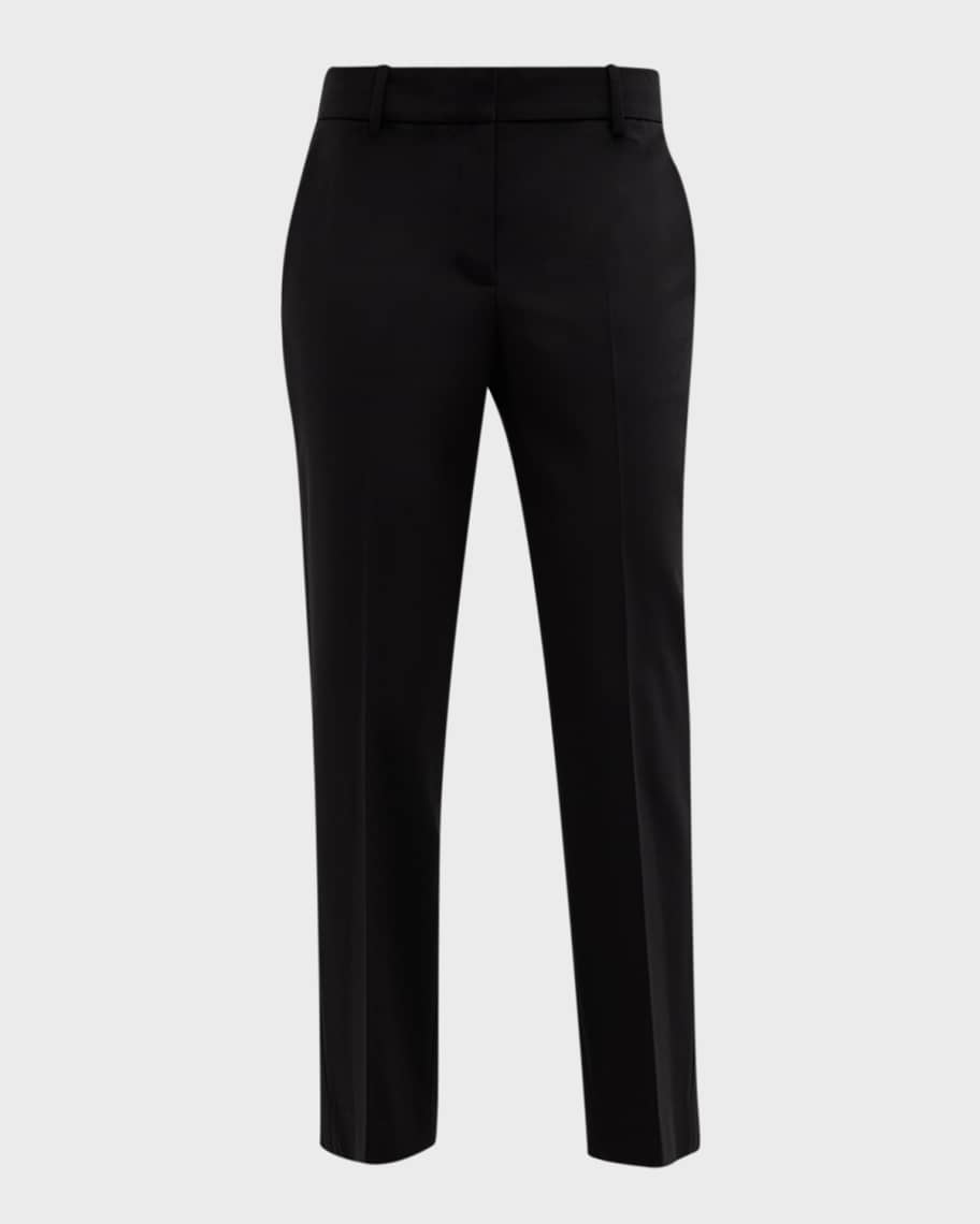 Theory Wool Blend 5 Pocket Pants Gray, $245, Neiman Marcus