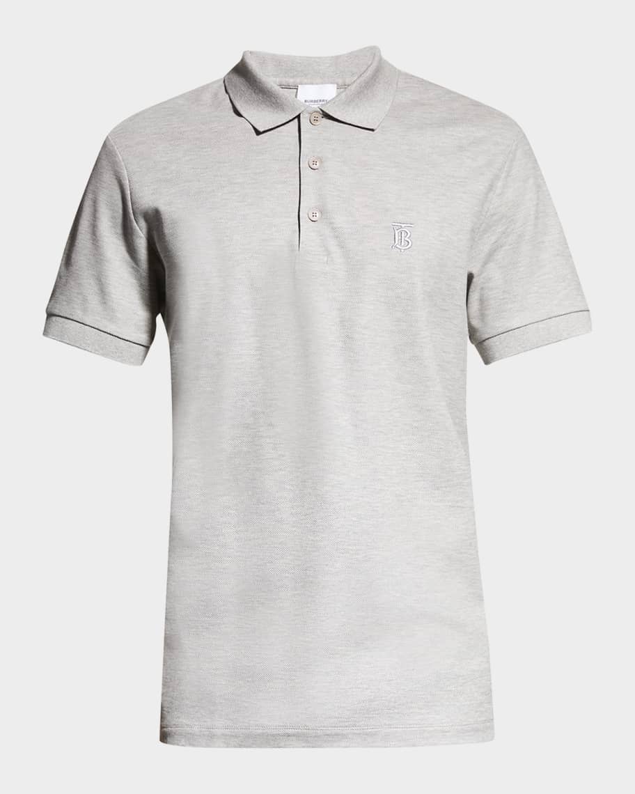 Burberry Men s Eddie Pique Polo Shirt Gray Neiman Marcus