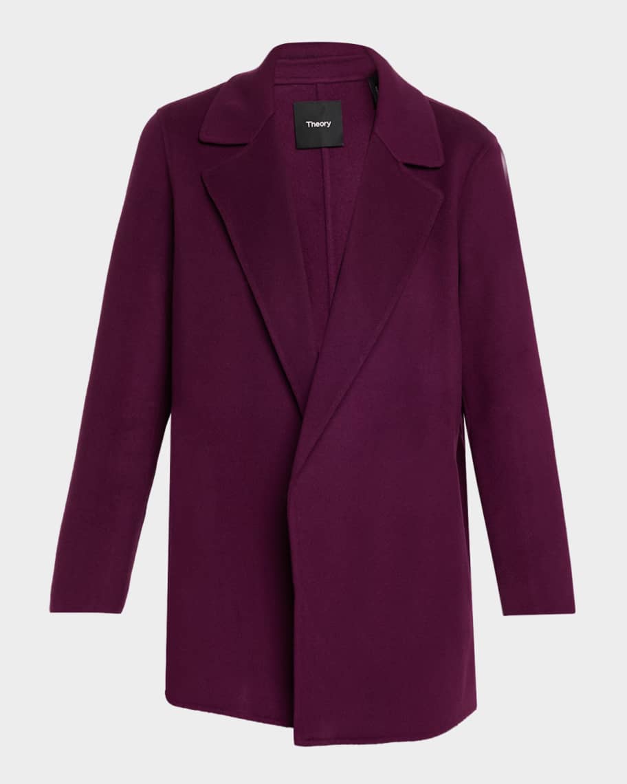 【美品】Theory 23AW CLAIRENE コート カシミヤ S パープル Theory Clairene Coat | Neiman Marcus