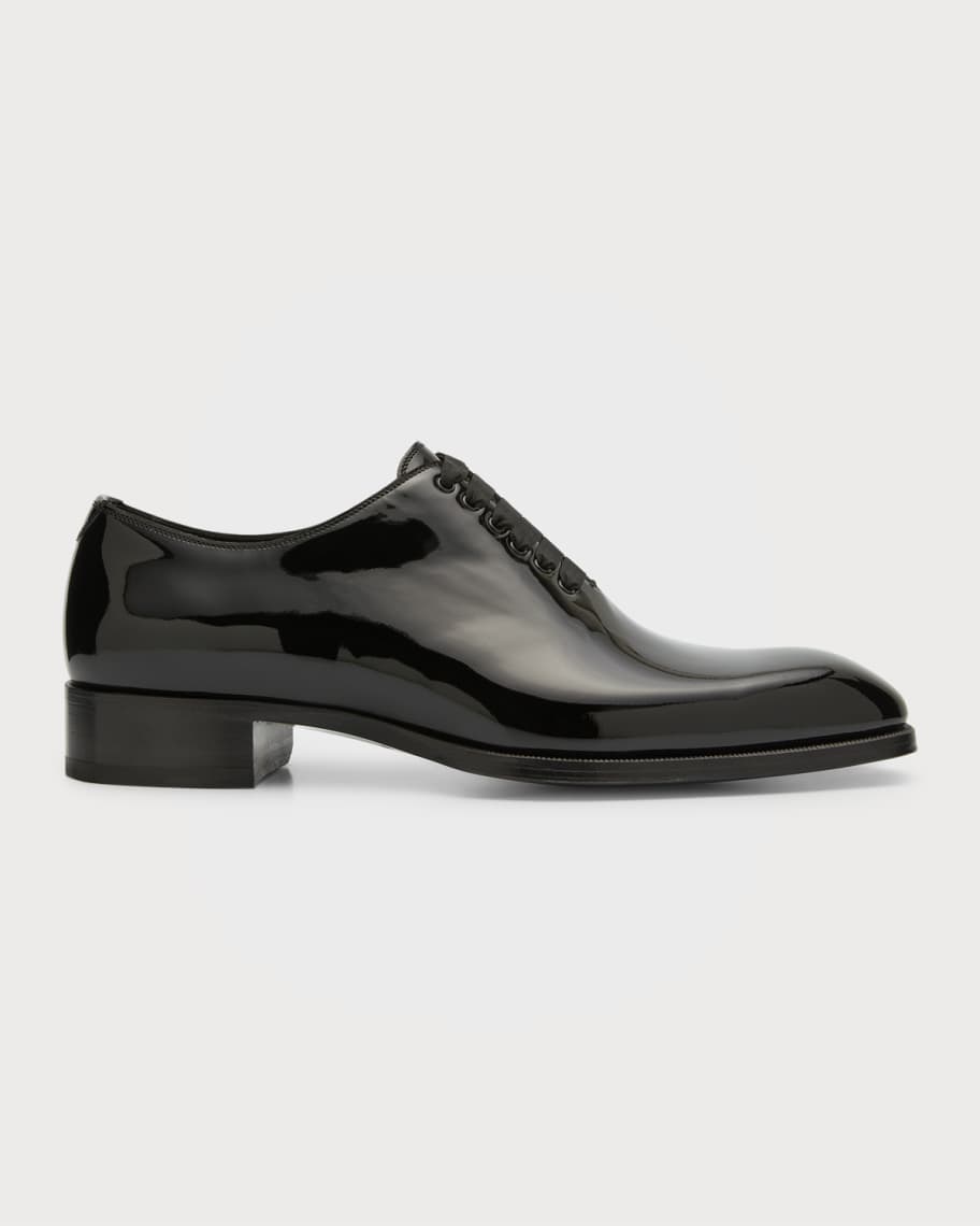 TOM FORD Men s Elkan Patent Leather Oxfords Neiman Marcus