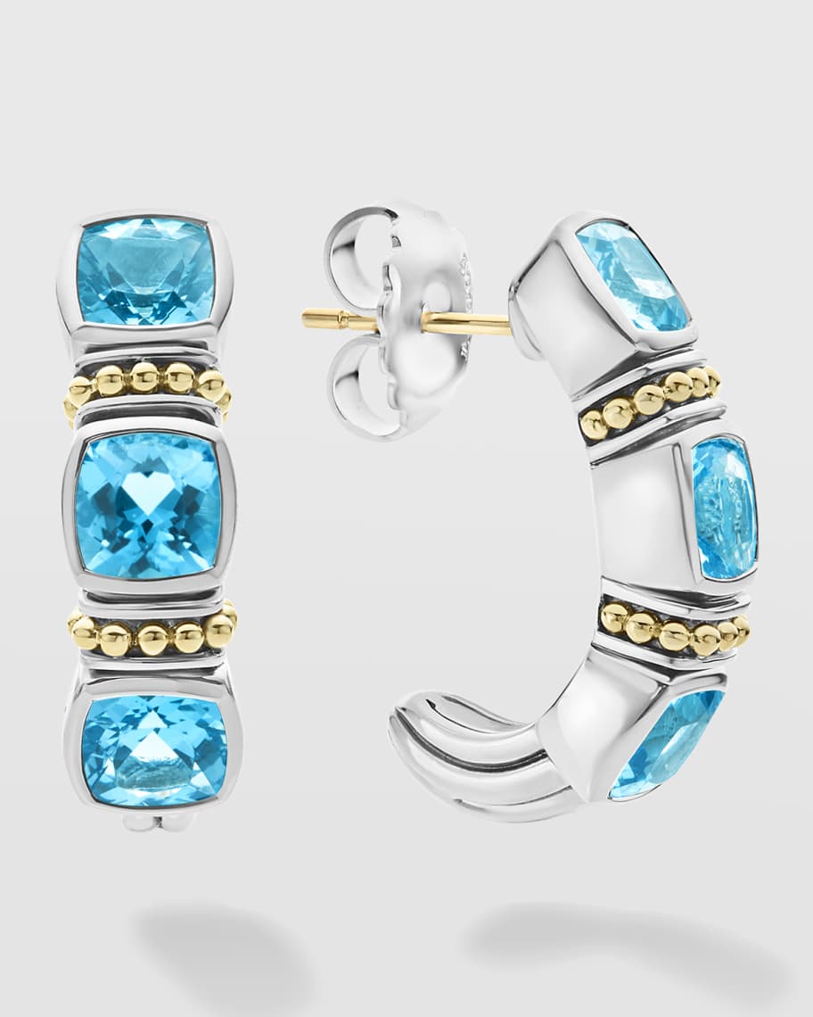 Lagos blue topaz earrings online