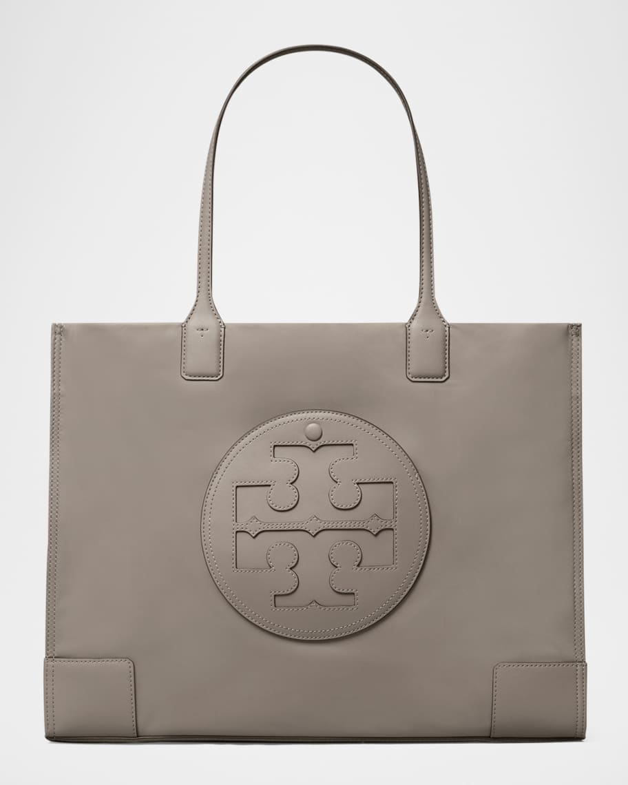 Tory Burch Ella Nylon Tote Gray Heron