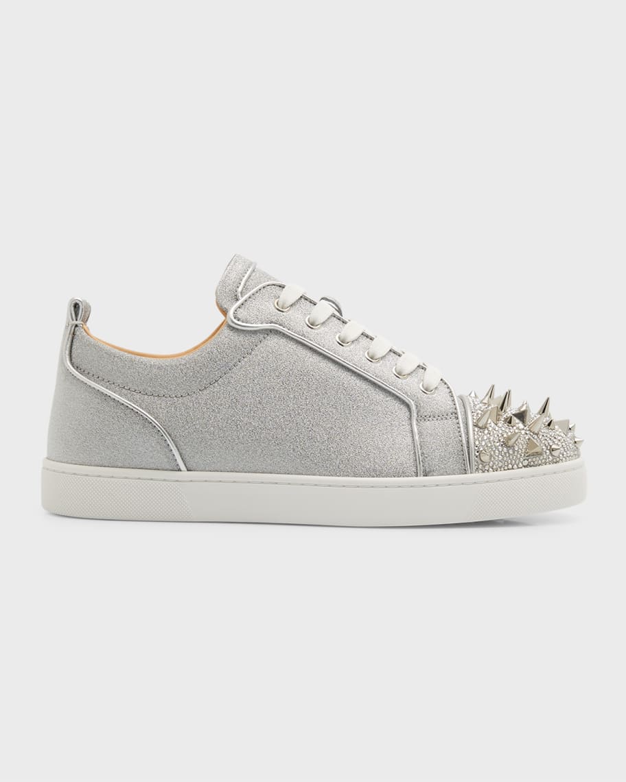 White sparkly shop louboutin