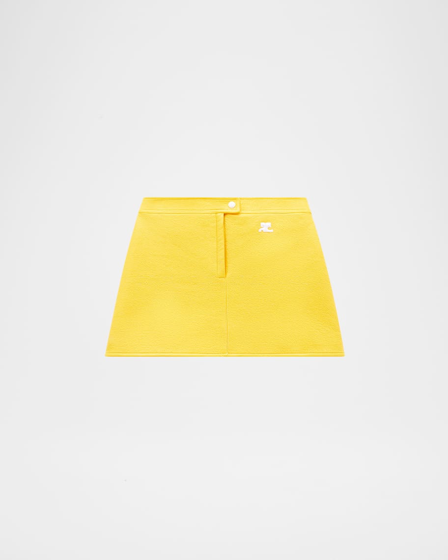 【送料&関税込】CourrA¨ges mini Multi Sangle Vinyl Skirt ZIPPED VINYL SKIRT - courrèges (クレージュ)