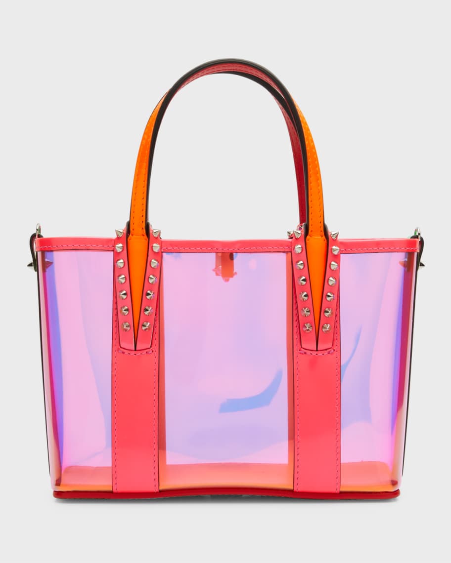 Christian Louboutin Cabata Small PVC Pink Tote Bag New