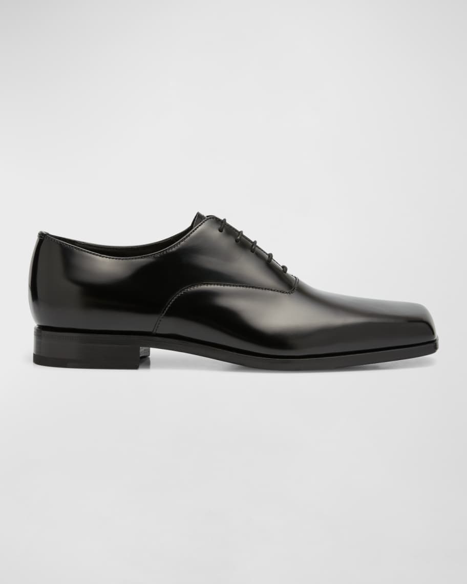 靴 prada archive pointed toe leather shoes Vintage Prada Black Smooth Leather Pointed Toe Heels sz 7.5