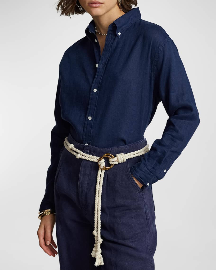 machine helder Krankzinnigheid Polo Ralph Lauren Relaxed-Fit Linen Shirt | Neiman Marcus