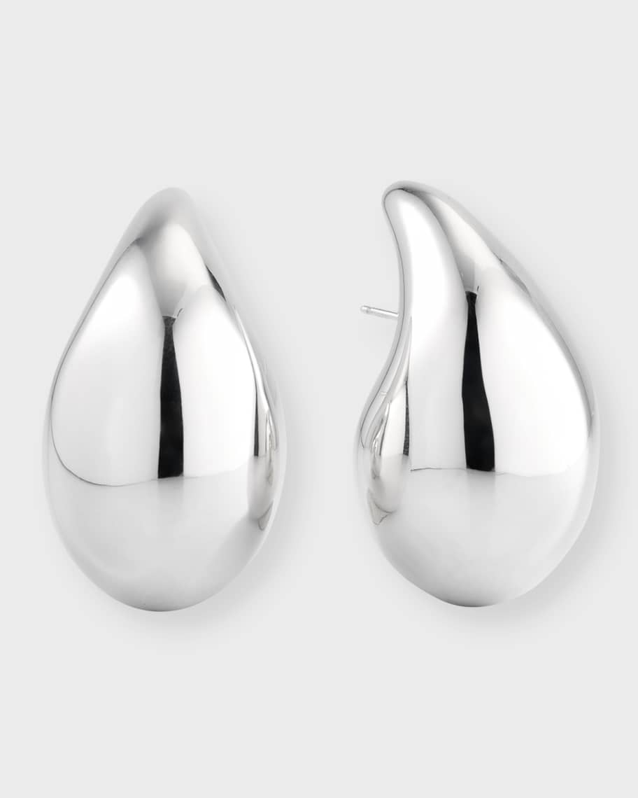 ピアス BOTTEGA VENETA TEARDROP SILVER EARRINGS Silver Bottega Veneta Inspired SMALL 20X30 mm Teardrop | eBay