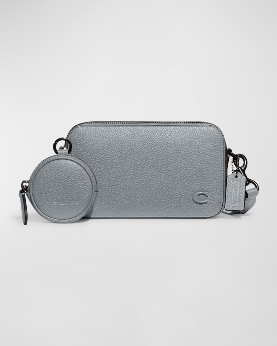 Coach Charter Zip Pebbled Leather Slim Crossbody Bag Neiman Marcus