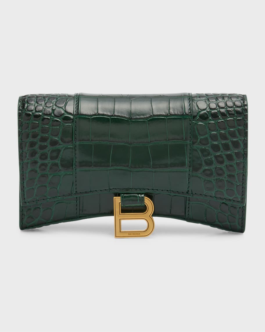 財布・小物その他 Balenciaga Hourglass Embossed Croco Wallet On Chain Balenciaga Hourglass Croc-Embossed Wallet on Chain | Neiman