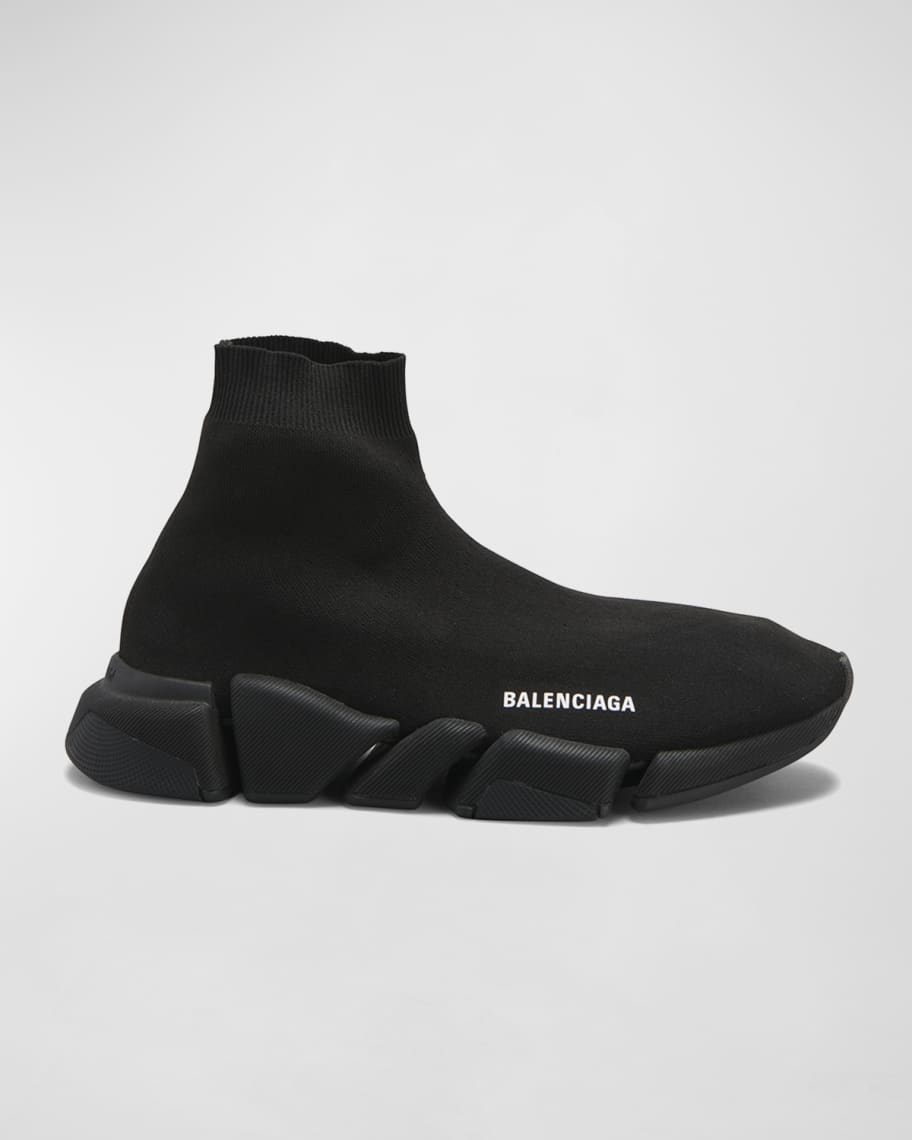 Black balenciaga speed trainers on sale