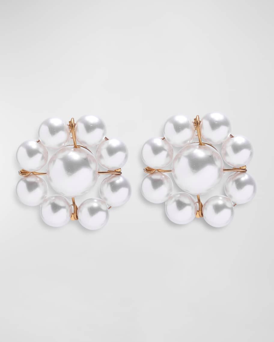 Carolina herrera pearl earrings best sale