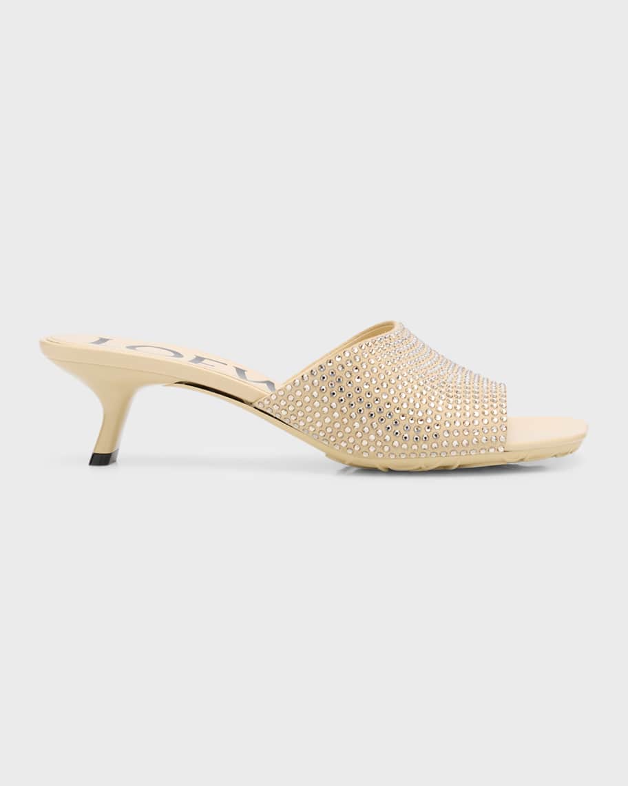 Gold kitten shop heel mules