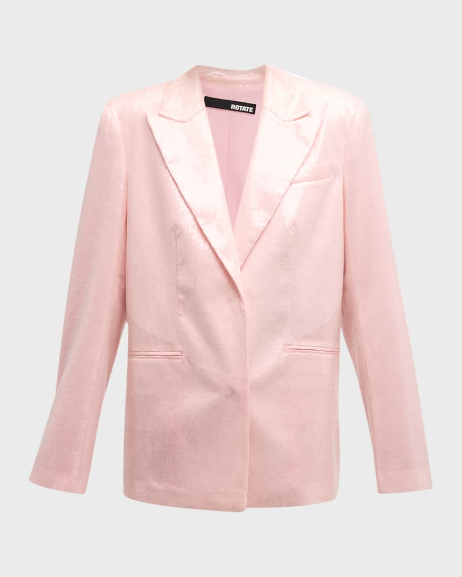ジャケット ROTATE BIRGER CHRISTENSEN BLACK SINGLE-BREASTED JACKET ROTATE BIRGER CHRISTENSEN Blazers in Black | Lyst