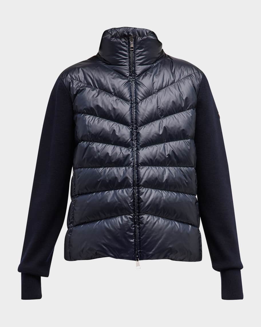 Moncler puffer cardigan hotsell