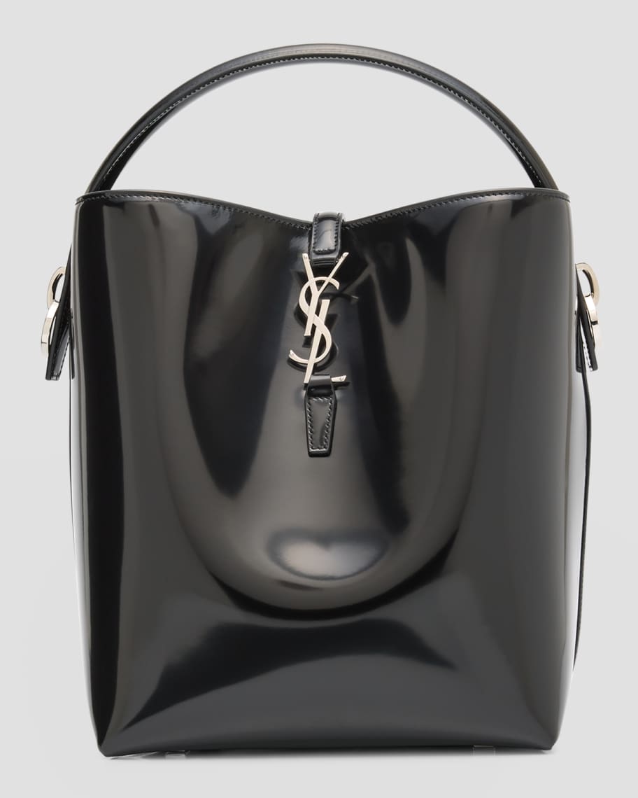 Patent leather 2025 bucket bag