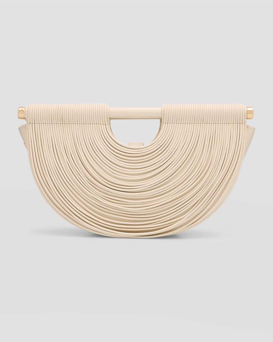 Cult Gaia Lou Drape Fringe Top Handle Bag Neiman Marcus